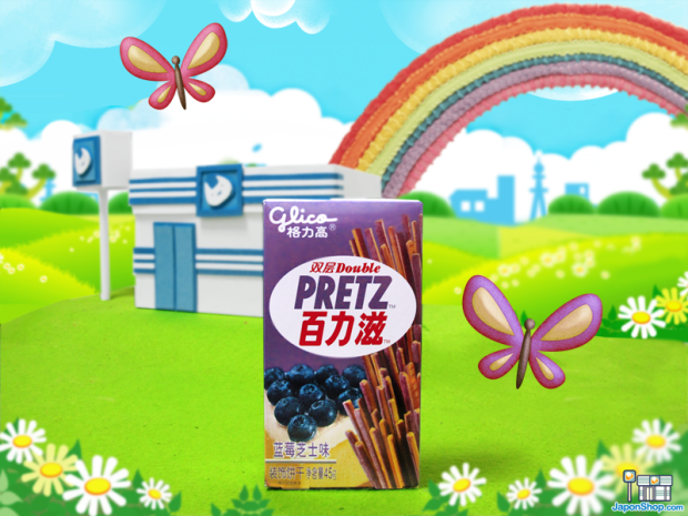 Combini Lovers Review: Sticks Pretz Double de Tarta de Queso con Arándanos