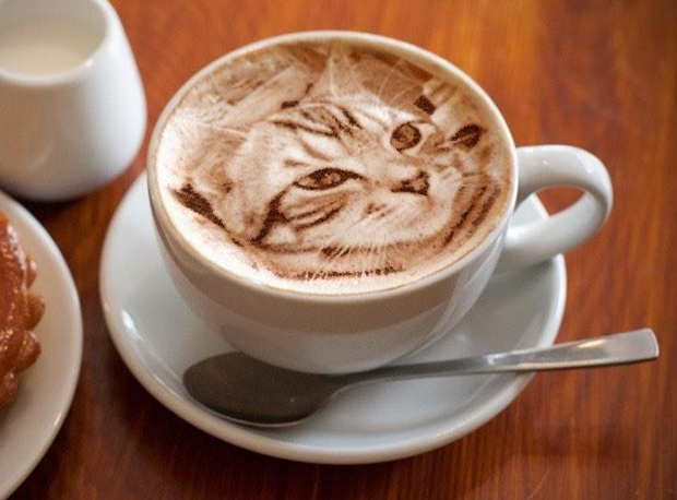 ¡Arte Latte ultra realista!