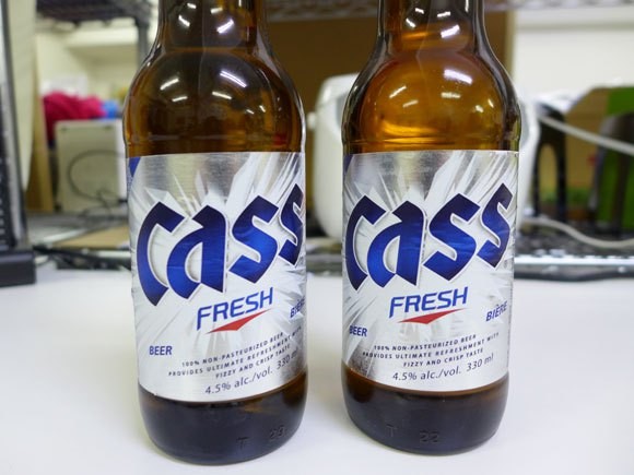 Lo nuevo en Corea y Japón; Cerveza con Nata