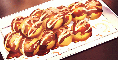 Platos japoneses en versión anime y real