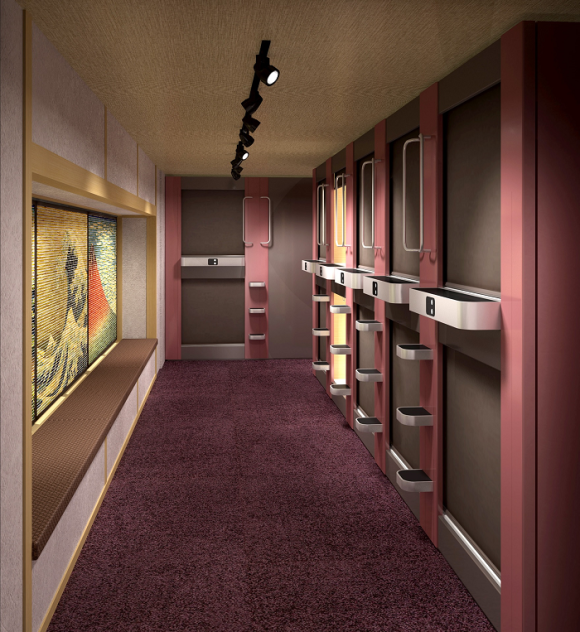 Hotel capsula en Shibuya solo para mujeres