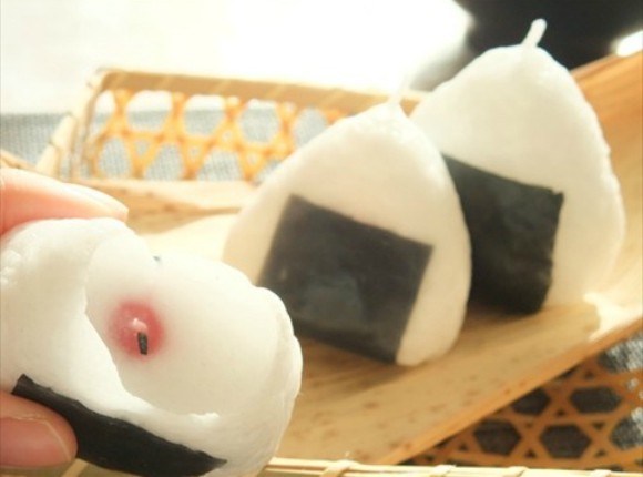 Visto en Japón: velas con forma de comida