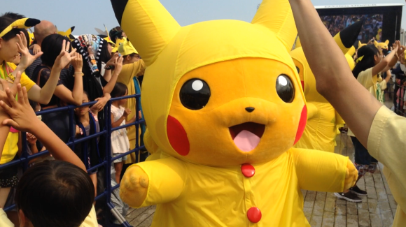 Pikachus en Yokohama