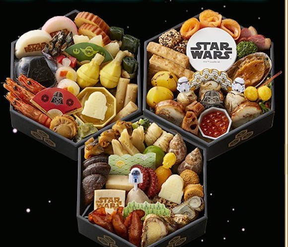 Visto en Japón! osechi de STAR WARS