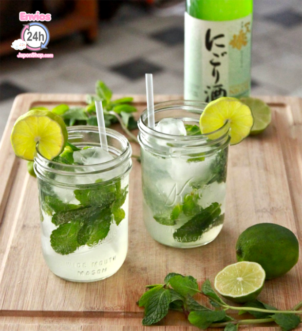 Mojito de sake, fresquito, para cualquier ratito