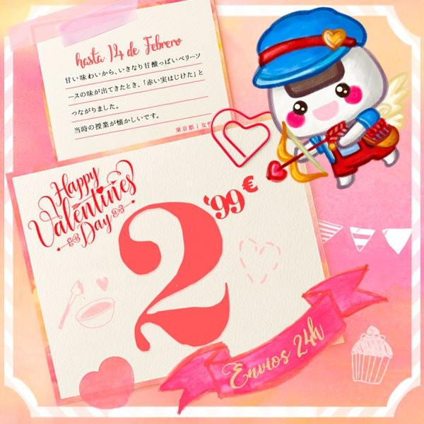 Para un SAN VALENTIN PERFECTO! Envíos a 2,99€