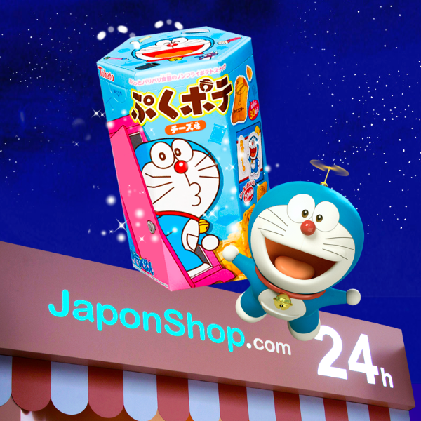 Flipa con las famosas Galletas Snack de Queso de DORAEMON!