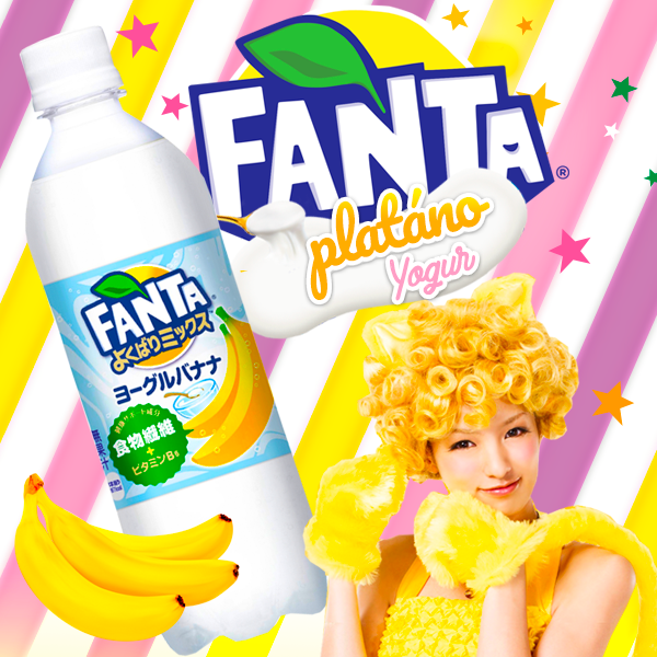 Llega la nueva Fanta de Plátano y Yogur