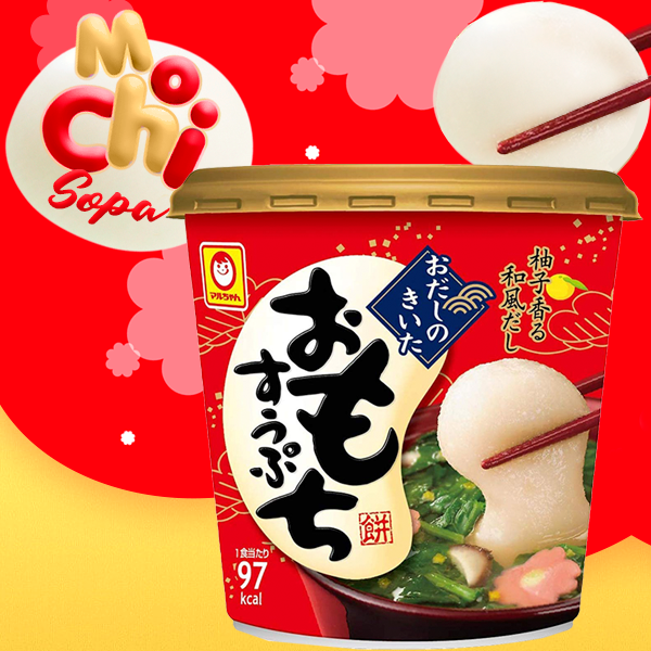 Sopa Dashi con Mochi y Naruto Sakura