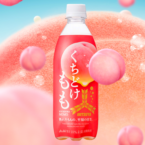 Soda Mitsuya Sparkling Melocotón Rosado MOMO
