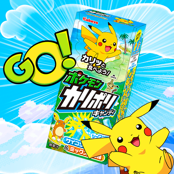 Caramelos en Stick de Ramune y Naranja Pokemon