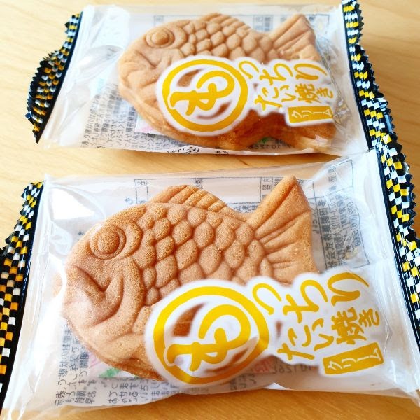 Taiyakis frescos  de crema pastelera