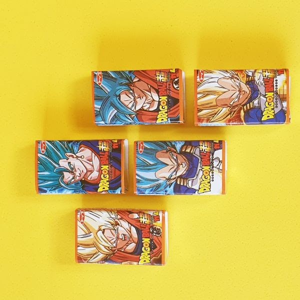 Chicle de Dragon Ball con sabor a Soda Ramune