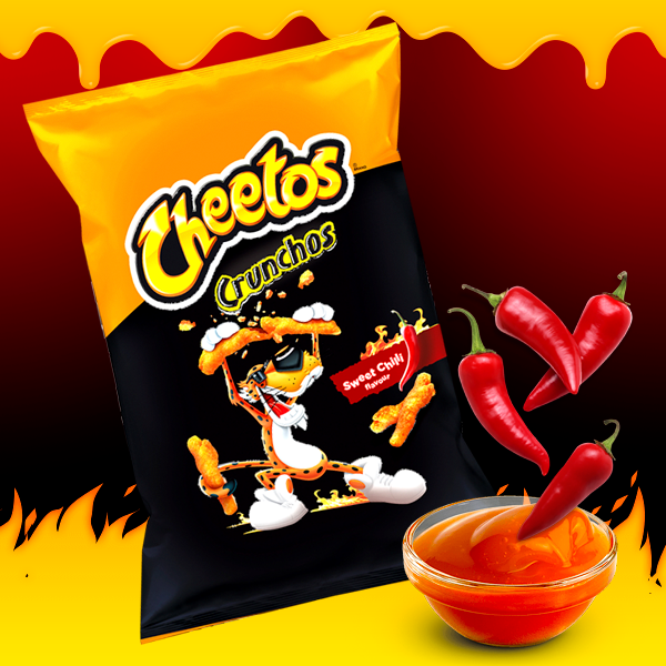 Cheetos Crunchos sabor Sweet Chili