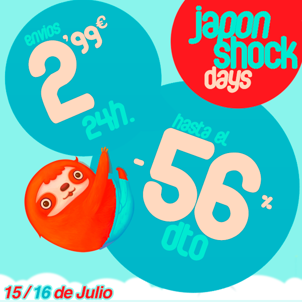 ¡JAPONSHOCK DAYS! ¡OFERTAS Y ENVÍOS CON DESCUENTO!