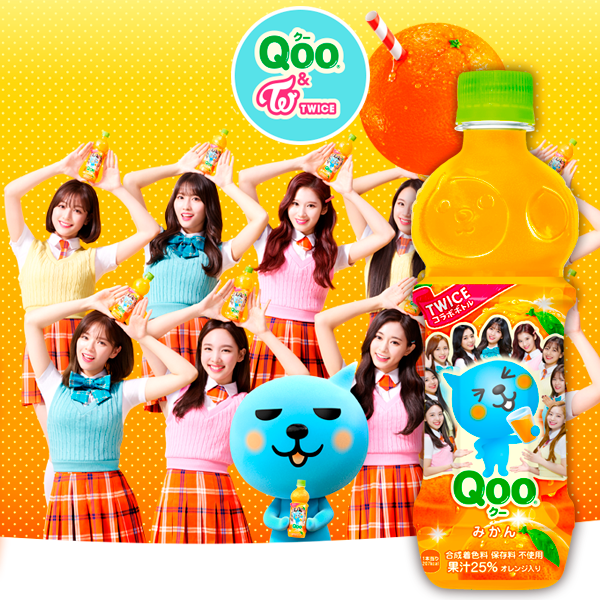 Qoo Zumo de naranja X Twice KPOP!