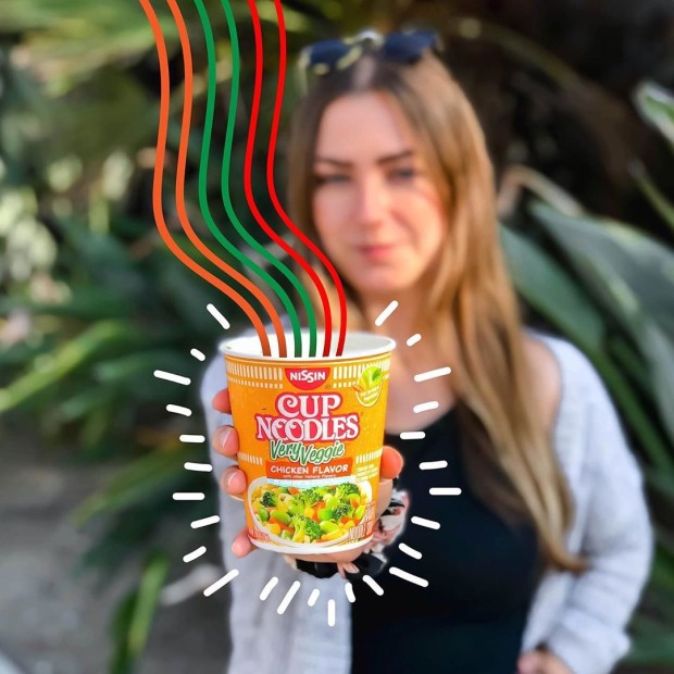 Nissin Cup very Veggie con Edamame!