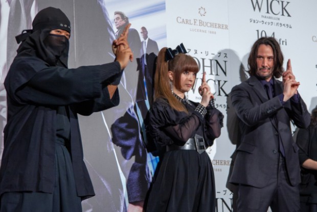 Keanu Reeves en Japón en al premiere de John Wick 3