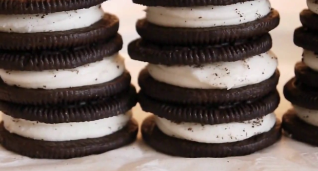 Momento OREO TRIPLE crema! Locurón!
