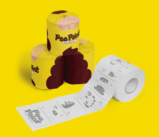 PooPaint el papel higiénico que se pinta con...