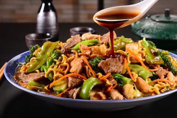 Yakisoba POWER UP con salsa Yakisoba y a disfrutar!