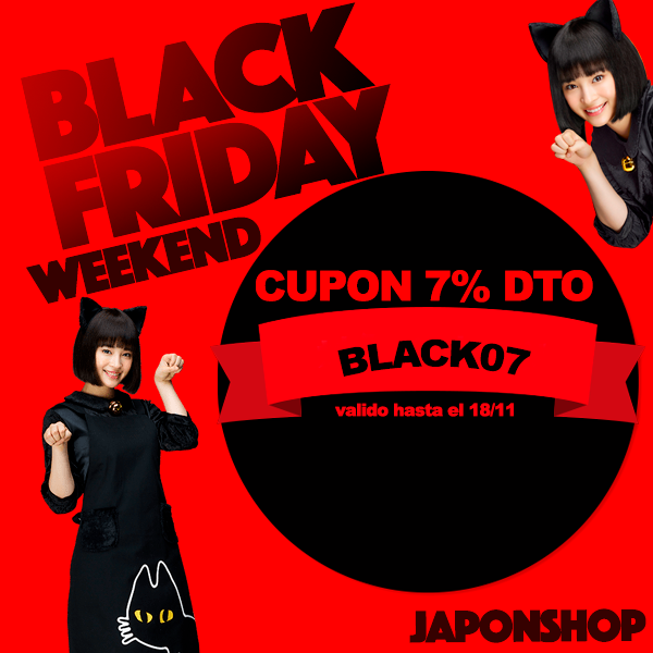 ÚLTIMO DÍA ofertas BLACK FRIDAY tempranas en Japonshop