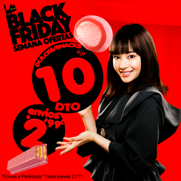 10% DESCUENTO en dulces sólo esta semana Black Friday 2019