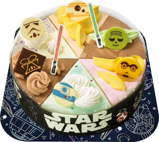 Baskin Robbins X Star Wars los helados de la Fuerza y del heLADO oscuro!!