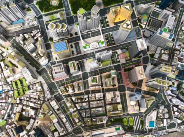 Alucina con esta maqueta de Shinjuku a escala 1/2200 realizada por un japonés!