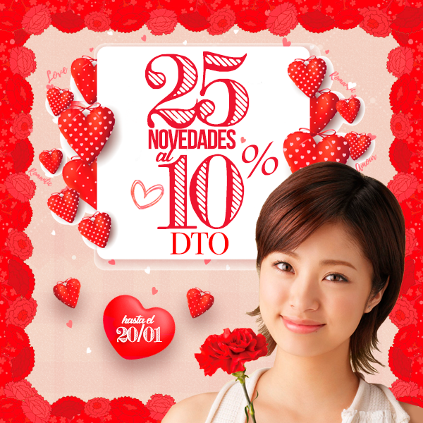ÚLTIMO DÍA de 25 NOVEDADES al 10%!! No te pierdas nuestras ofertas!