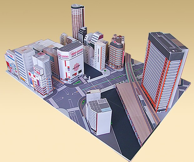 ¡Crea el barrio de Akihabara de papel con este KIT GRATIS para esta cuarentena!