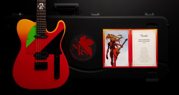 Os presentamos la Evangelion Asuka Telecaster!! Guitarra de edición limitada!