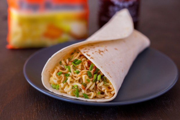 Itadakimasu! ¡Tacos hechos de noodles y ramen wraps!