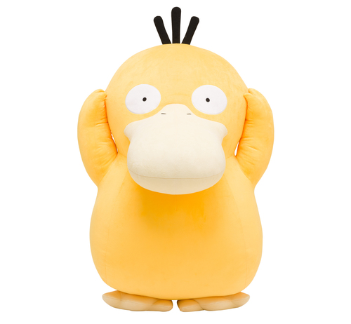 Ahora puedes comprar un Psyduck a tamaño gigante en los Pokemon Center!!