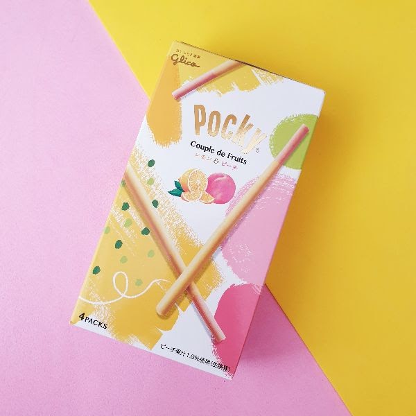 Pockys para verano en Japonshop! Novedad! Limón y Momo Melocotón!