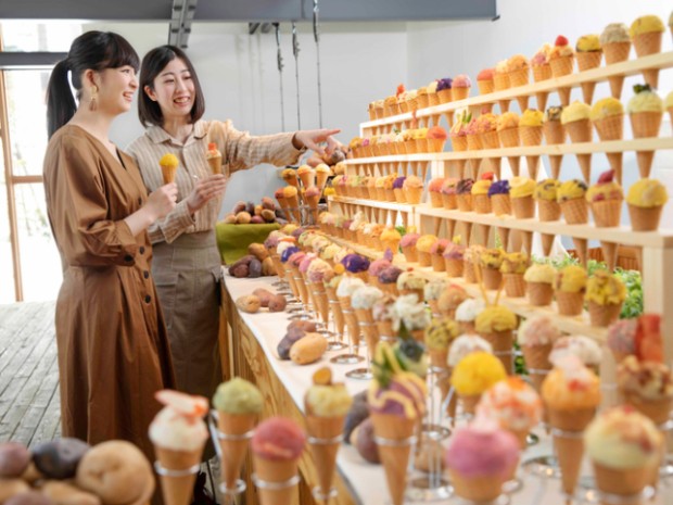 Un resort de Hokkaido ofrece un montón de helados que no lo son...
