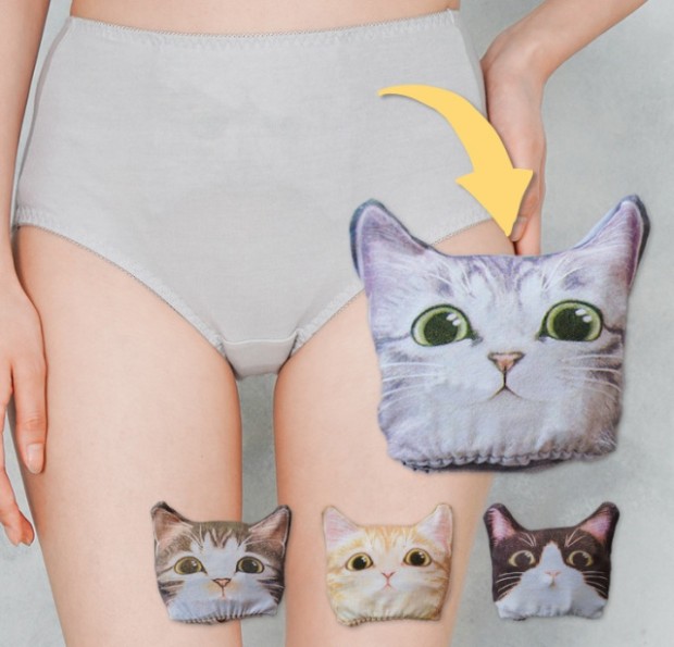 Nyanpanties Japan! Las braguitas que se doblan y se transforman en nekos!