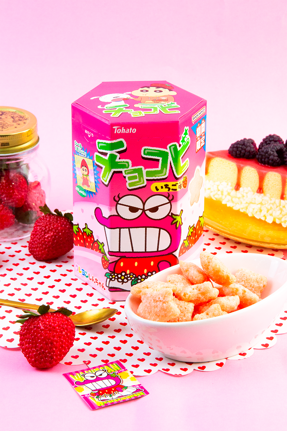 NUEVO SABOR DE GALLETAS DE SHIN CHAN EN JAPONSHOP.COM: ¡TARTA DE FRESA!