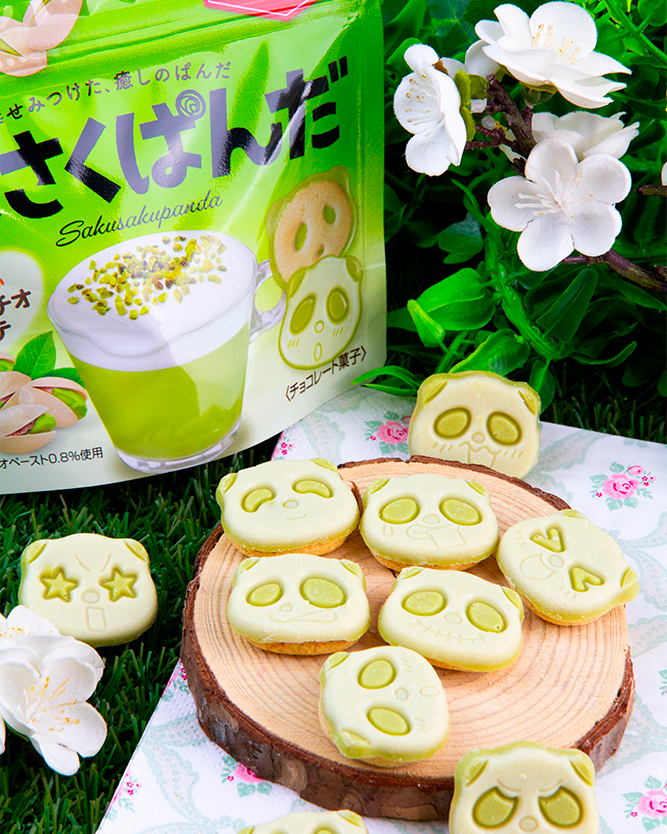 ¡NOVEDAD! DESCUBRE LAS DELICIOSAS GALLETAS SAKU PANDA DE CAFÉ LATTE Y PISTACHO