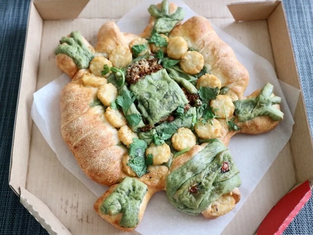 Lo último de Pizza Hut Taiwan… ¡Una pizza de tortuga ninja!