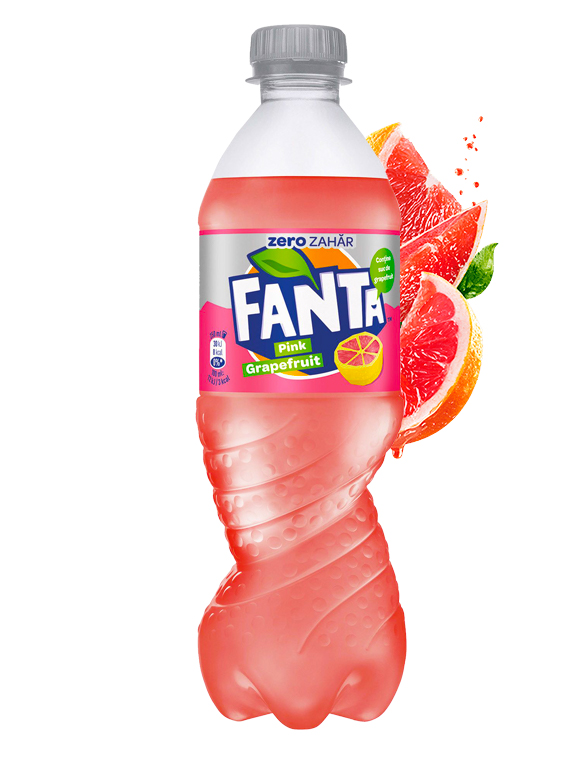 Fanta Pomelo Rosado ZERO 500 ml