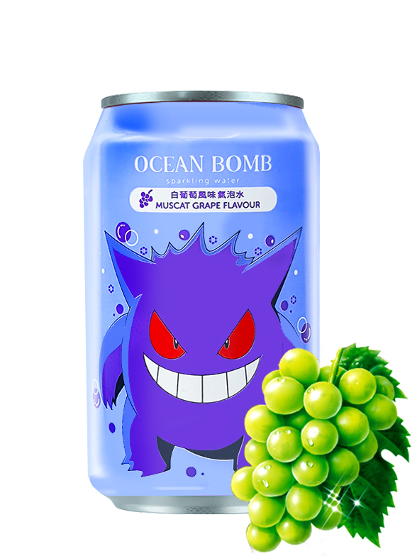 Agua Soda Sabor Momo, Edición Pokemon Eevee 490 ml.