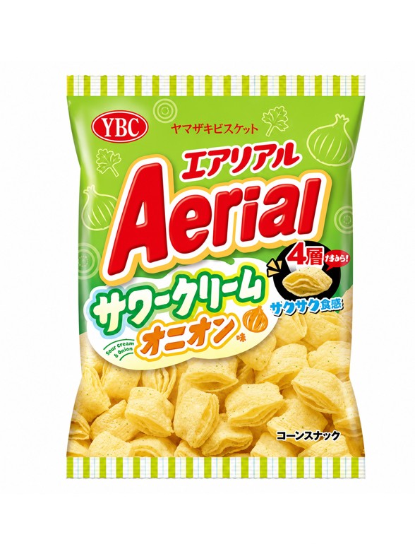 Almohadillas de Maíz Crema Agria y Cebolla | Aerial 65 g