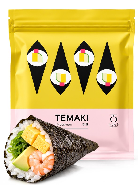 Alga Nori para Temaki Sushi 20 hojas | 15 g