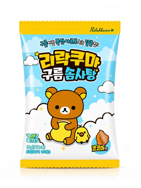 Algodón de Azúcar Coreano de Cacao | Rilakkuma 15g.