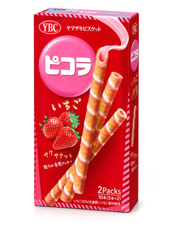 Sticks de Barquillos Picola Fresa | YBC 58 g