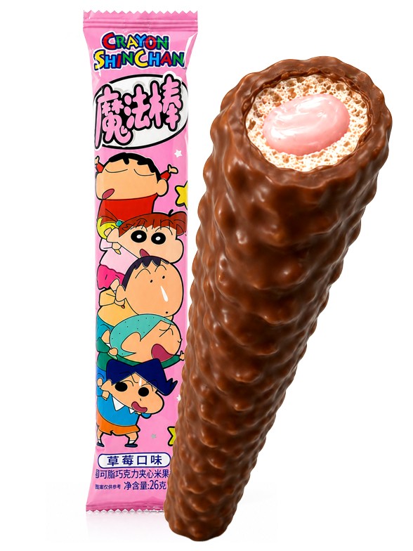 Barrita Chocolate y Fresa Shin Chan 26 g