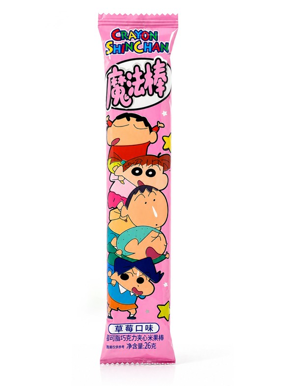 Barrita Chocolate y Fresa Shin Chan 26 g