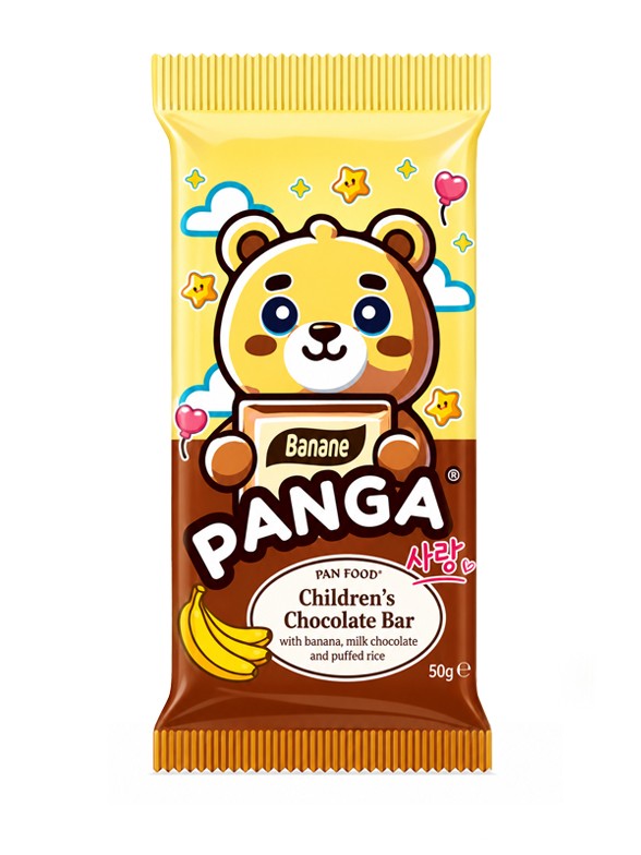 Barrita Osito Chocolate Negro y Banana | PANGA 50 g