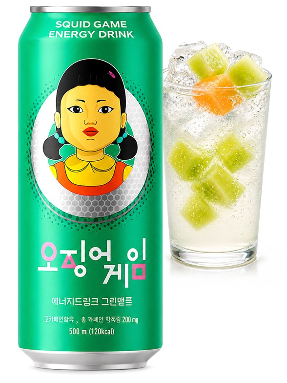 Bebida Energética El Juego del Calamar | Melón 500 ml